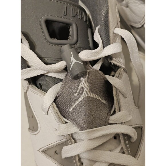 Nike Air Jordan 6 Retro GS Size 7Y/8.5 Women's Cool Grey 384665-100 - Picture 10 of 11